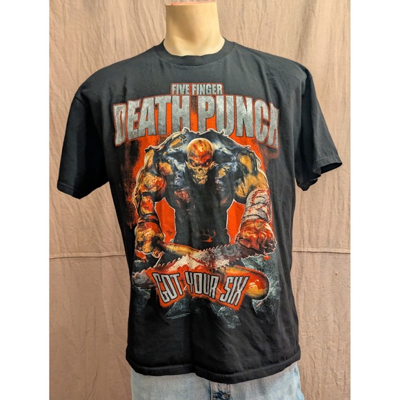 Alstyle Other - Five Finger Death Punch T-Shirt Mens XL Black Great Got Your Six 2015 Tour